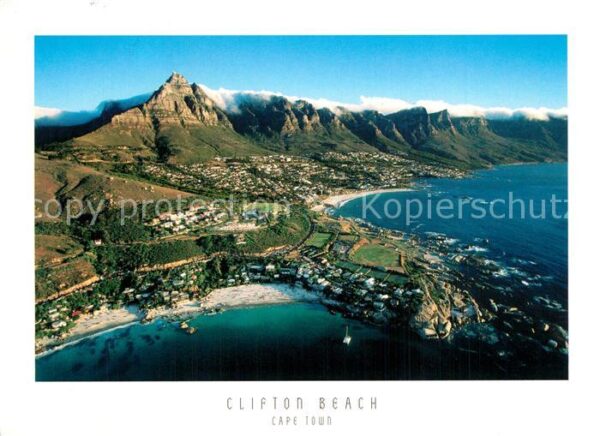 Cape Town Kaapstad Kapstadt Fliegeraufnahme Clifton Beach