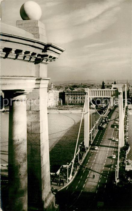 Budapest Erzsebet hid Brücke