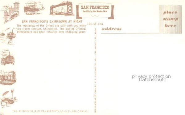 San Francisco California Chinatown at night – Bild 2