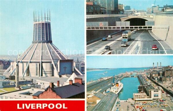 Liverpool Metropolitan Cathedral Mersey Tunnel En