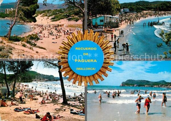 Paguera Mallorca Islas Baleares Küstenpanorama Strand