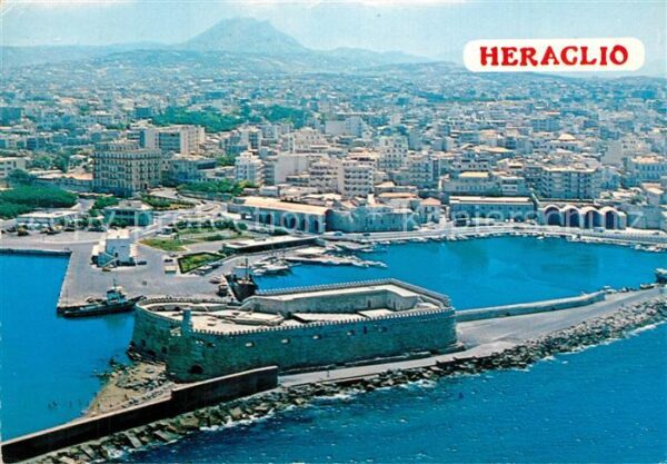 Heraclion Iraklio Venetian harbour Festung Hafen Fliegera