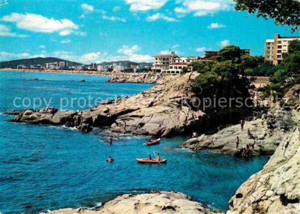 Playa de Aro Cataluna La Cova Küstenpanorama