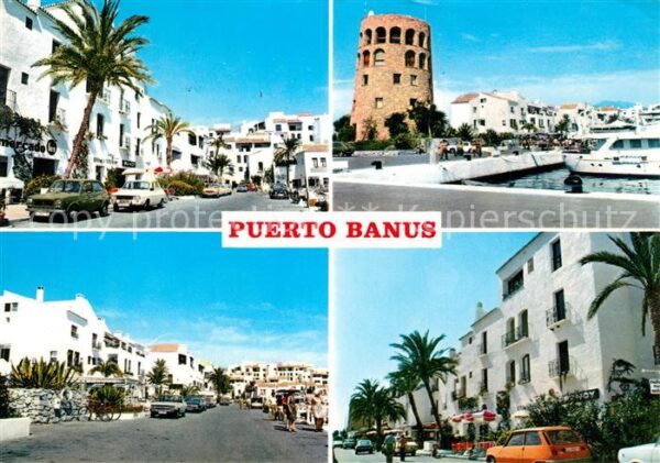 Puerto Banus Stadtansichten Hafen Turm