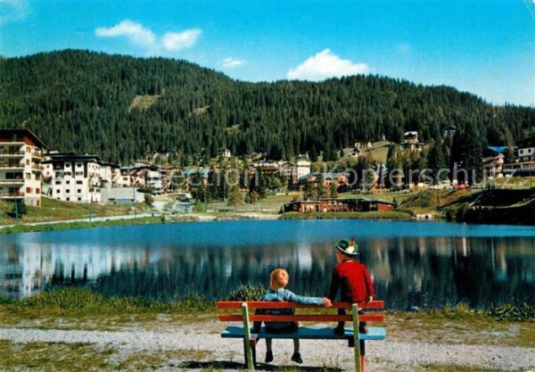Madonna di Campiglio Il laghetto Gruppo di Brenta See