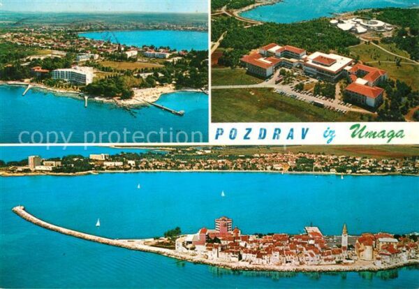 Umag Umago Istrien Halbinsel Altstadt Hotelanlage Fliegera