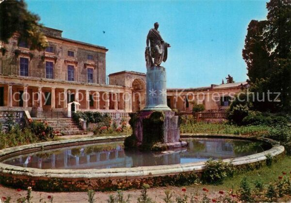 Corfu Palazzo Reale Königspalast Denkmal Stat