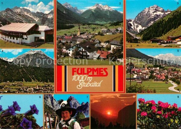 Fulpmes Tirol Landschaftspanorama Stubaital Freizeitz