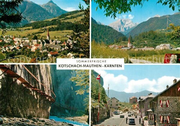 Koetschach-Mauthen Kaernten Sommerfrische Alpen Schlucht
