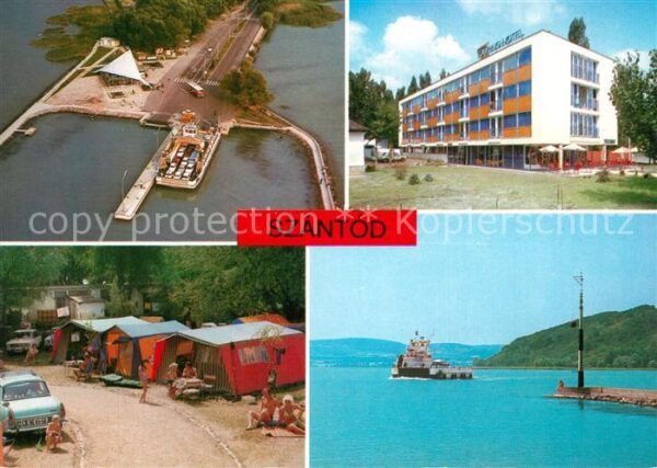 Szantod Hotel Campingplatz Hafen Fähre Fliegera