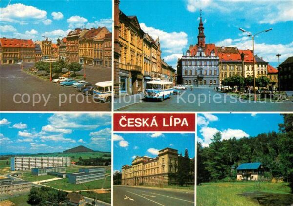 Ceska Lipa Boehmisch Leipa Innenstadt Altstadt Gebäude