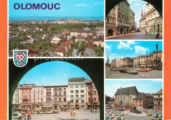 Olomouc Stadtpanorama Innenstadt Platz Denkmal