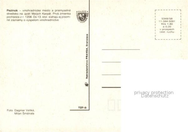 Pezinok Strassenpartie Denkmal Hotel – Bild 2