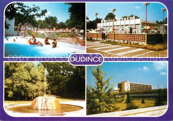 Dudince Freibad Restaurant Brunnen Hotel