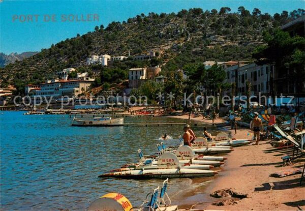 Puerto de Soller Strand Tretboote