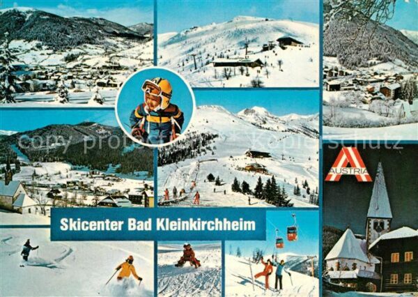 Bad Kleinkirchheim Kaernten Panorama Wintersportplatz Alpentherme M