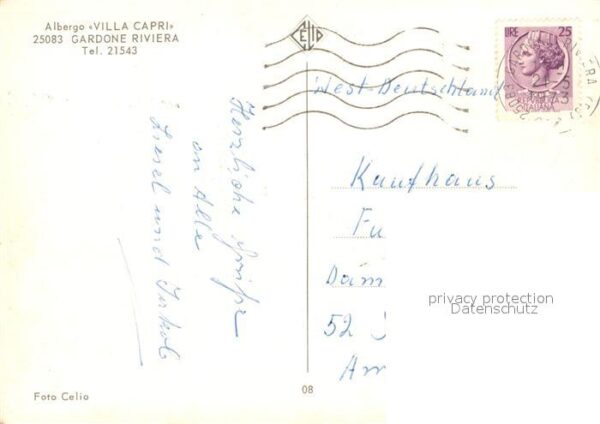 Gardone Garda Albergo Villa Capri Gardasee – Bild 2