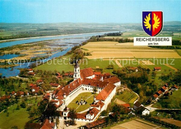 Reichersberg Inn Augustiner Chorherrenstift Fliegeraufna