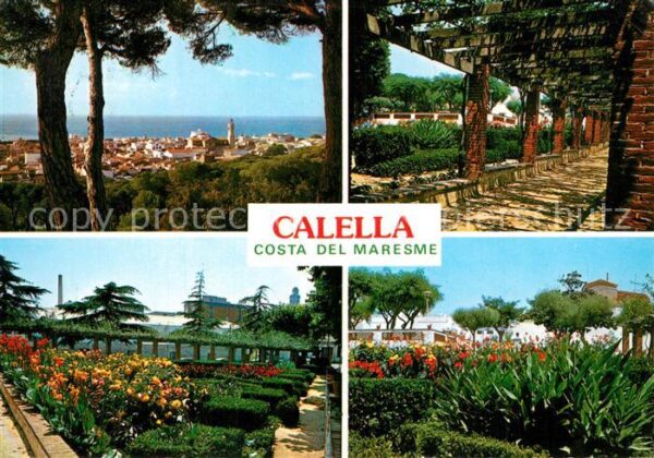 Calella Parque diversas vistas Panorama