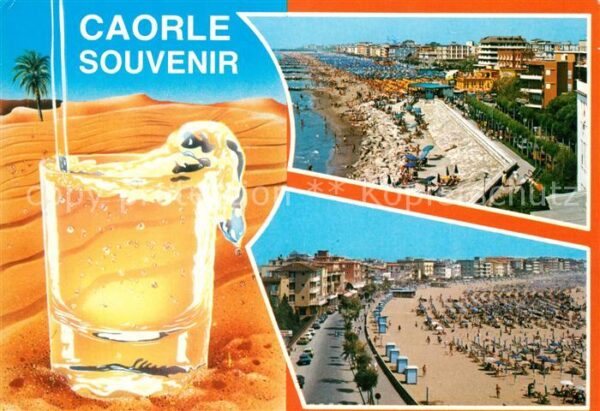 Caorle Venezia Strand Uferstrasse Getränk Wüstenlandsc