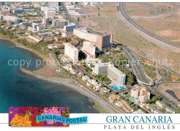 Playa del Ingles Fliegeraufnahme
