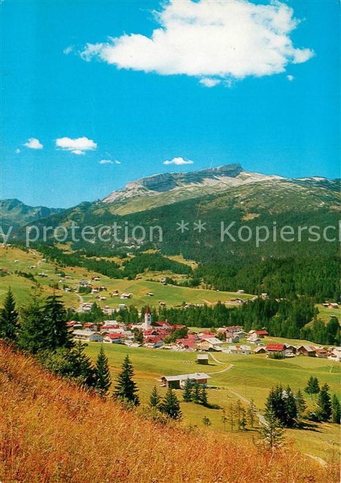 Riezlern Kleinwalsertal Vorarlberg Panorama Blick zum Hoch Ifen Allgäuer A