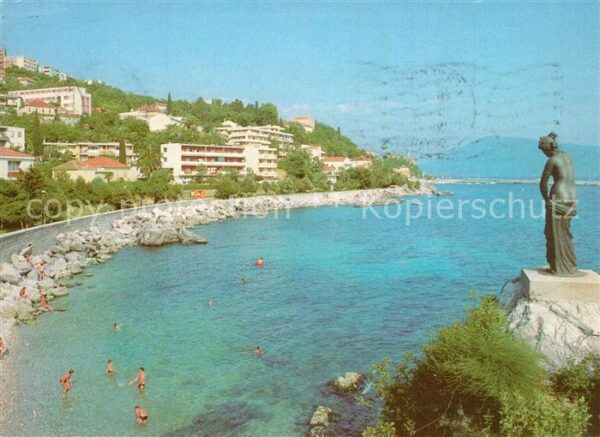 HERCEG NOVI Hercegnovi Montenegro Panorama Bucht Denkmal Statue