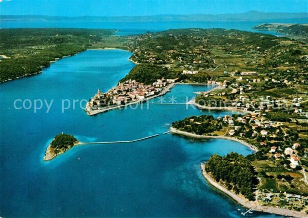 Rab Croatia Fliegeraufnahme