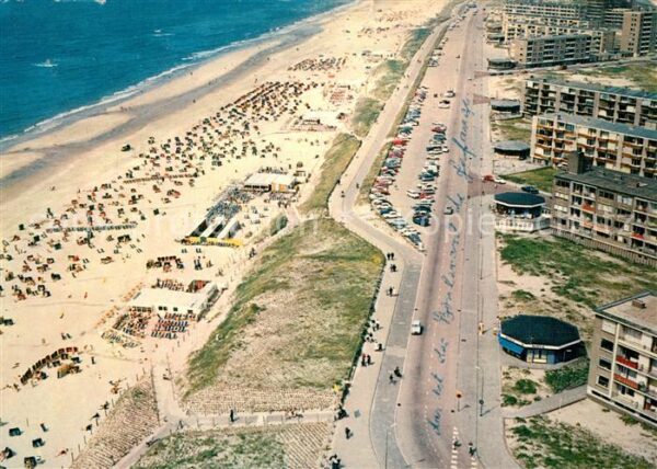 Zandvoort Holland Panorama vanaf Bouwes Palace luchtopnam