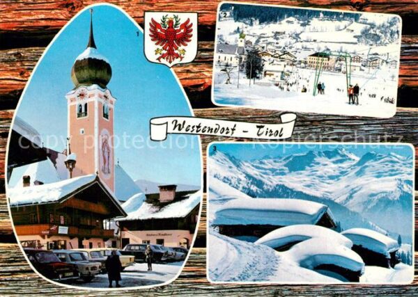 Westendorf Tirol Wintersportplatz Alpen Skilift Berghütt