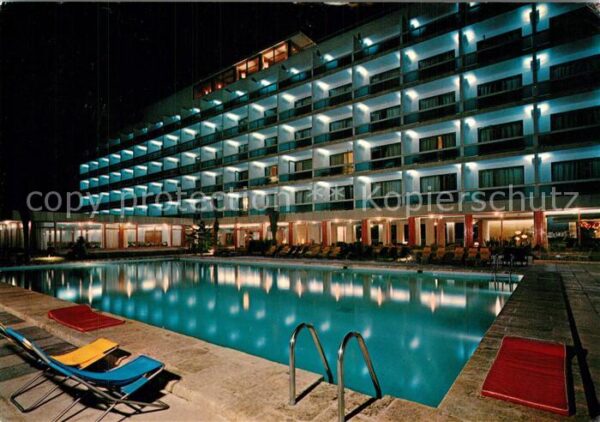 Can Picafort Mallorca Hotel Gran Vista Piscina de noche