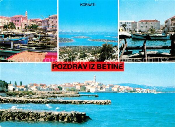Betina Küste Hafen Panorama Kornati