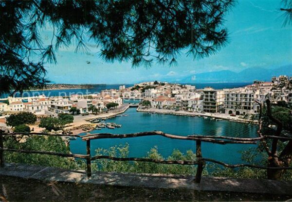 Aghios Nicolaos Panorama Blick auf die Lagune
