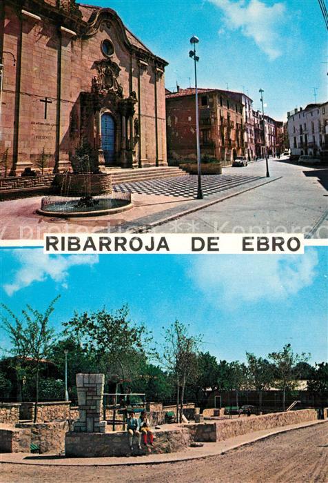 Ribarroja d Ebre Plaza de Espana Calle General Franco Pa