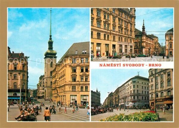 Brno Bruenn Namesti Svobody Freiheitsplatz Innensta