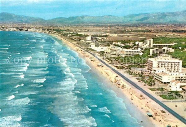 Palma de Mallorca Vista aérea de las playas