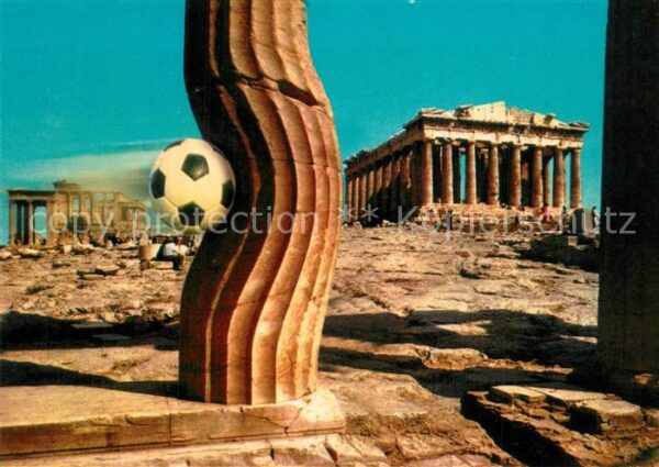Athen Griechenland Euro Kick Nr. 3 Antikes Fussballereigni