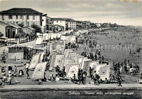 Bellaria Visione della meravigliosa spiaggia