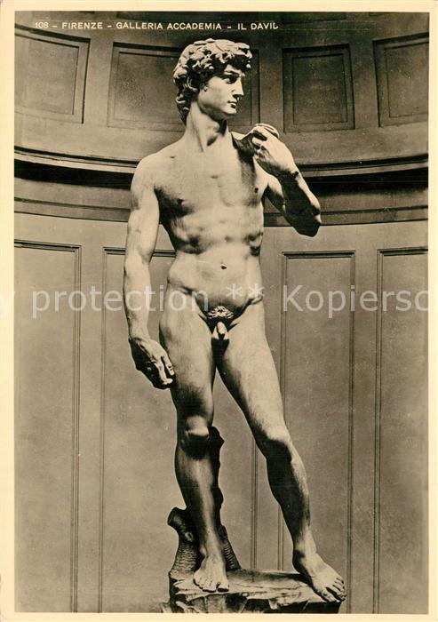 Firenze Florenz Il Davil Galleria Accademia