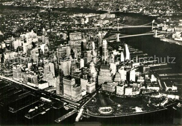 New York City Bird_s eye view of the city near Hudson