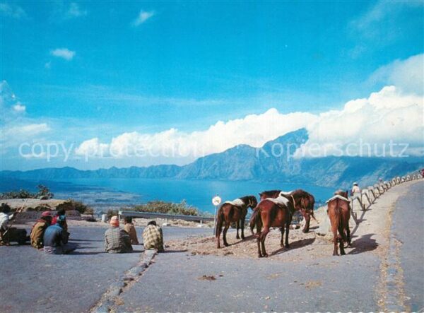 Batur Bali Indonesien Horseback Tour Lake Batur