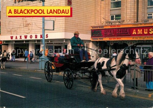 Blackpool A Blackpool Landau Pferdekutsche