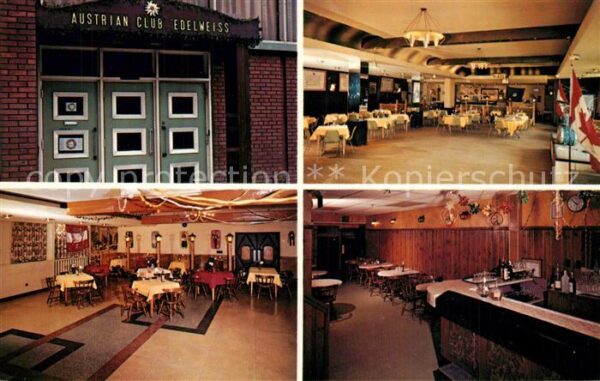 Toronto Canada Austrian Club Edelweiss Restaurant