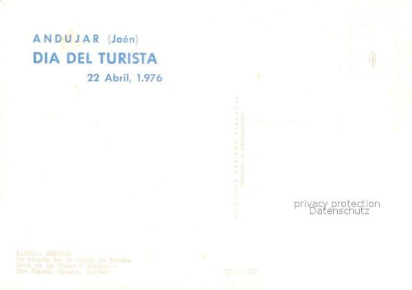 Andujar Un rincon de la Plaza de Espana – Bild 2