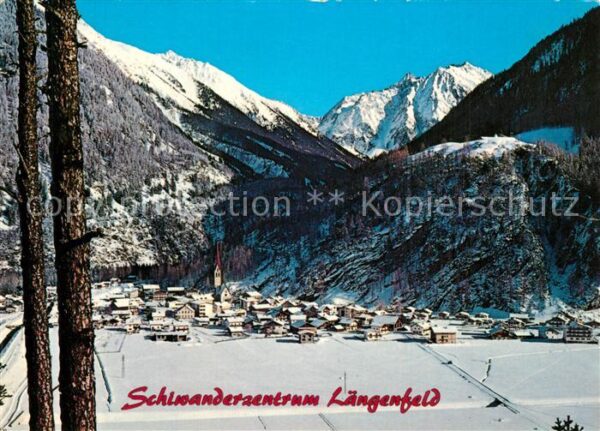 Laengenfeld Oetztal Panorama Schiwanderzentrum Ötztaler Alp