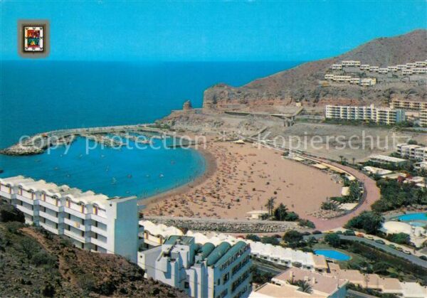 Puerto Rico Gran Canaria Panorama Playa Costa