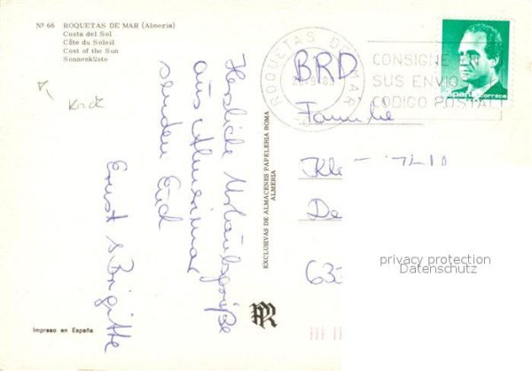 Roquetas de Mar Strand Hotels Palmen – Bild 2