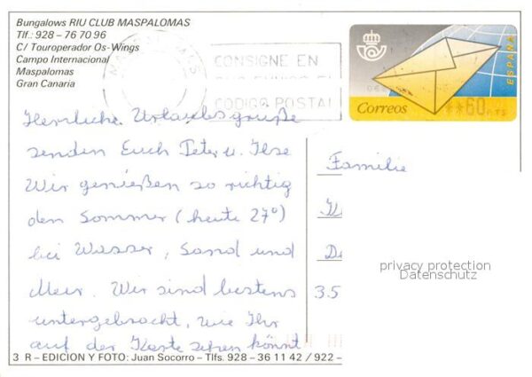 Maspalomas Bungalows Riu Club Piscina – Bild 2