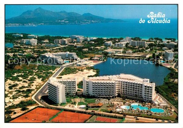 Bahia de Alcudia Hotels Ferienanlage Tennis Fliegeraufna