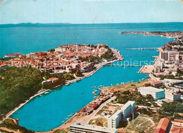 Zadar Zadra Zara Fliegeraufnahme